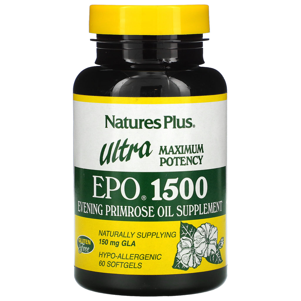 Nature's Plus, Ultra EPO 1500, Maximum Potency, 60 Softgels