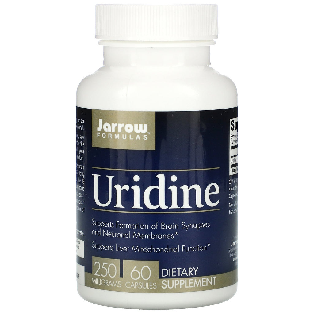 Jarrow Formulas, Uridine, 250 mg, 60 Capsules