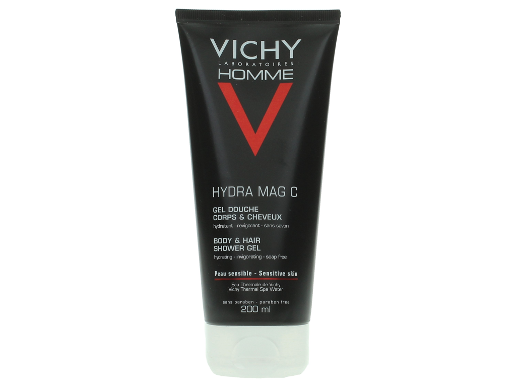 Vichy Homme Hydra Mag C Shower Gel Body And Hair 200 ml
