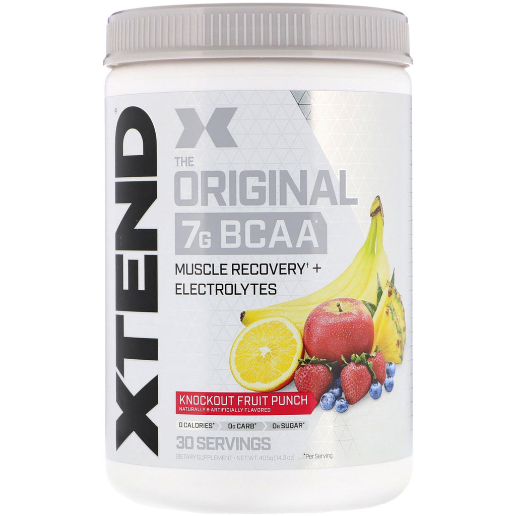 Xtend, The Original 7G BCAA, Knockout Fruit Punch, 14.3 oz (405 g)