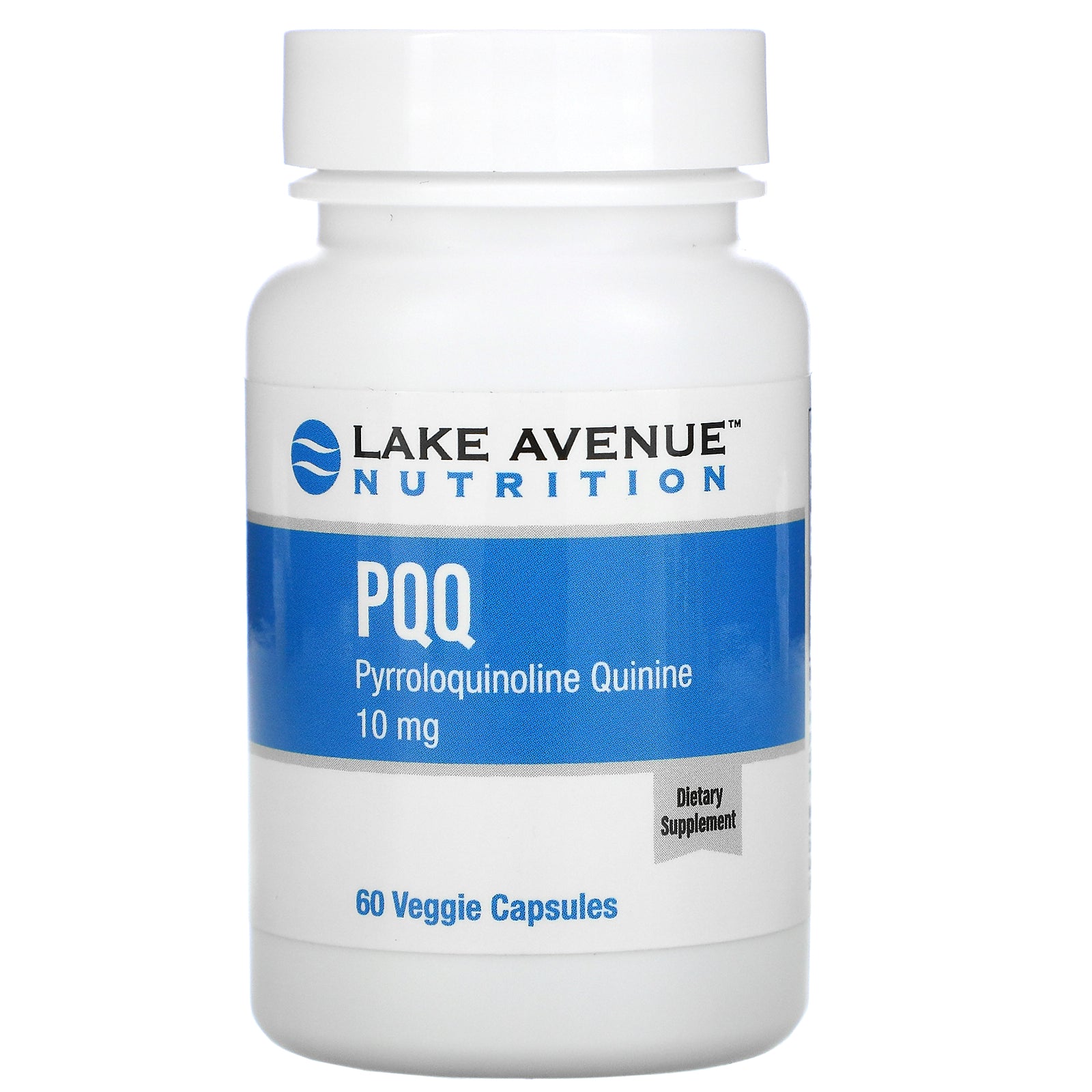 Lake Avenue Nutrition, PQQ (Pyrroloquinoline quinone), 10 mg, 60 Veggie Capsules