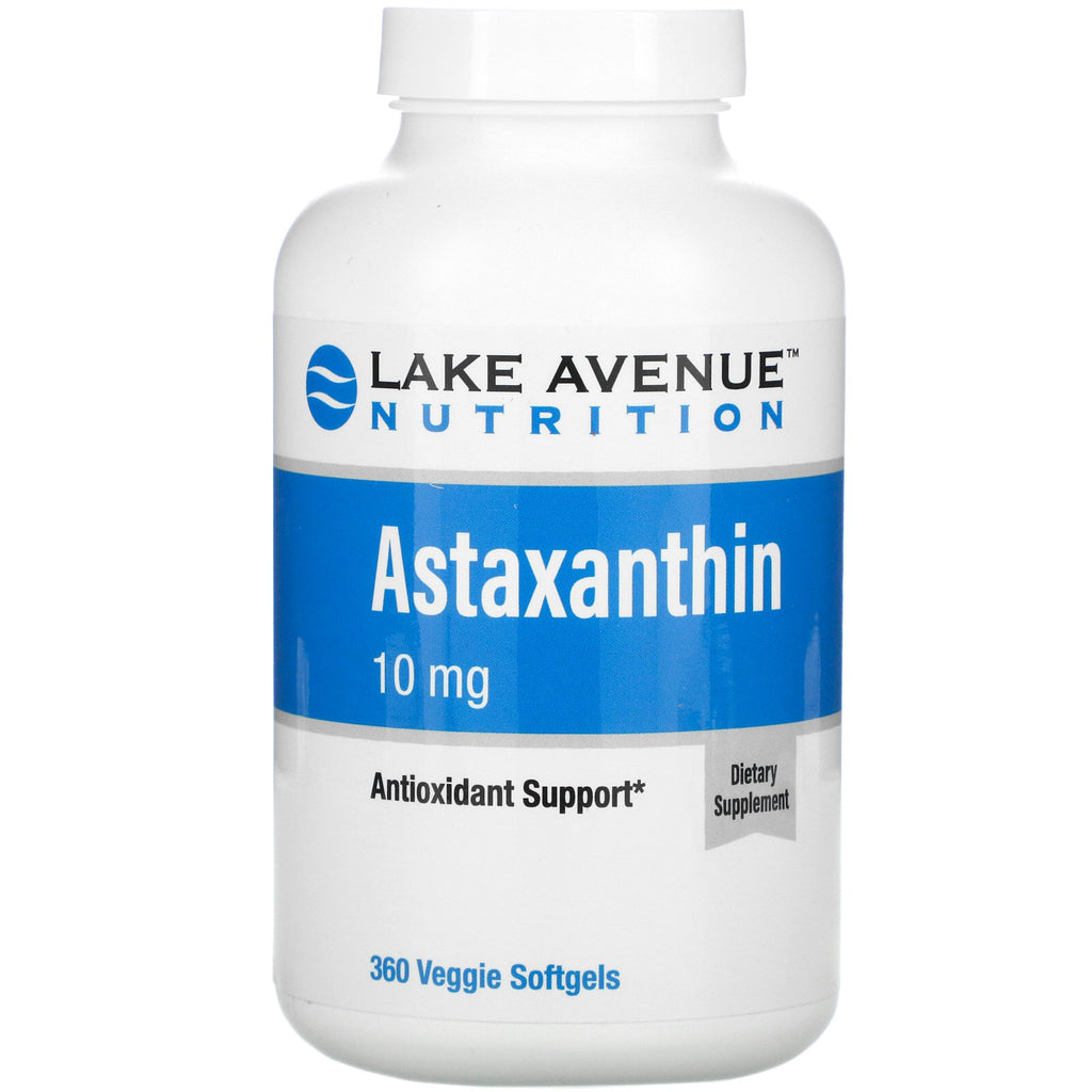 Lake Avenue Nutrition, Astaxanthin, 10 mg, 360 Veggie Softgels