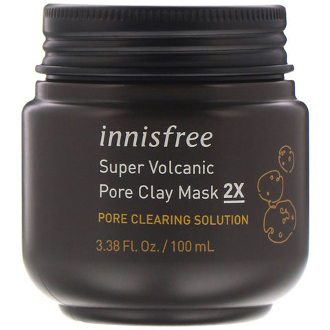Innisfree, Super Volcanic Pore Clay Beauty Mask 2X , 3.38 fl oz (100 ml)