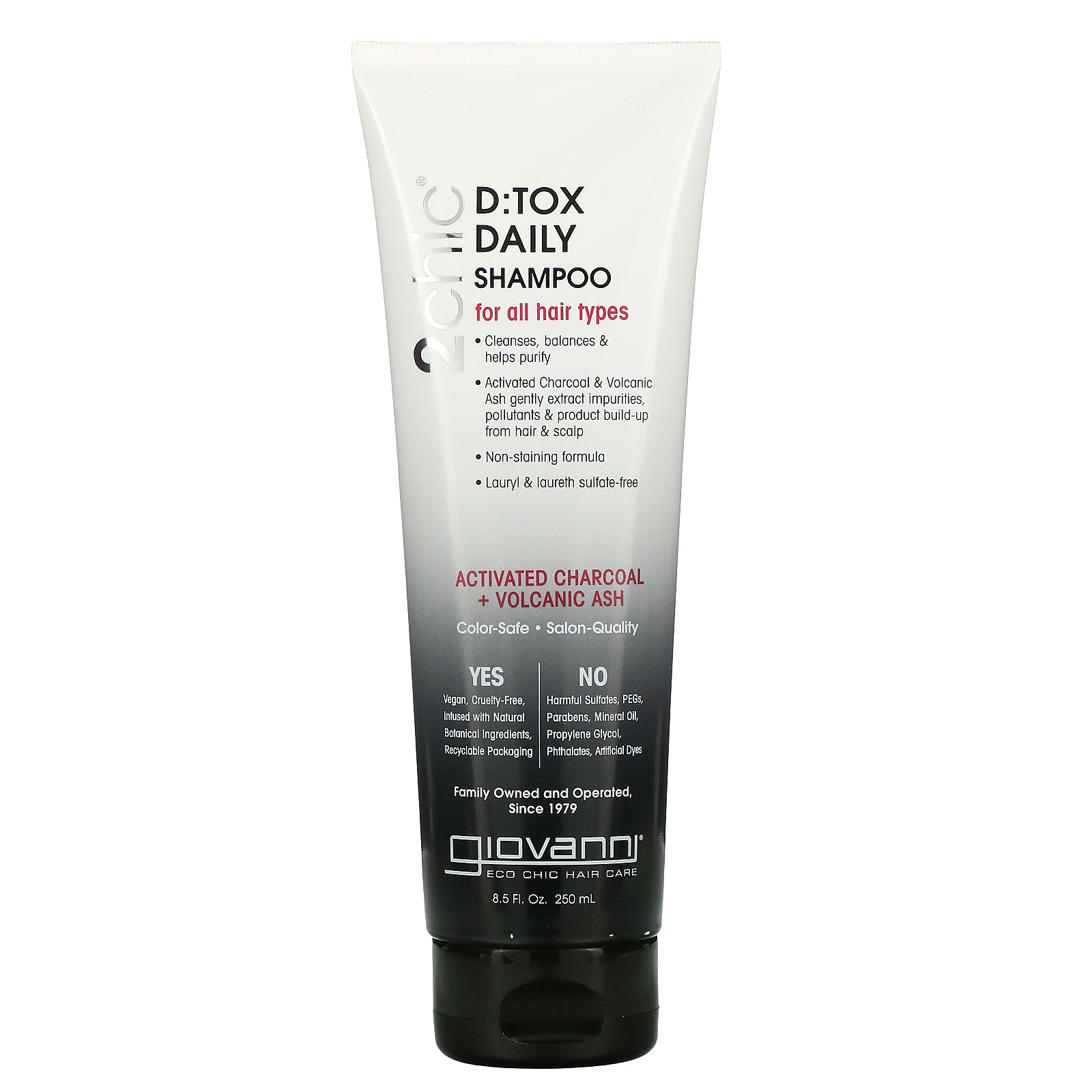 Giovanni, 2chic, D:Tox Daily Shampoo, 8.5 fl oz (250 ml)