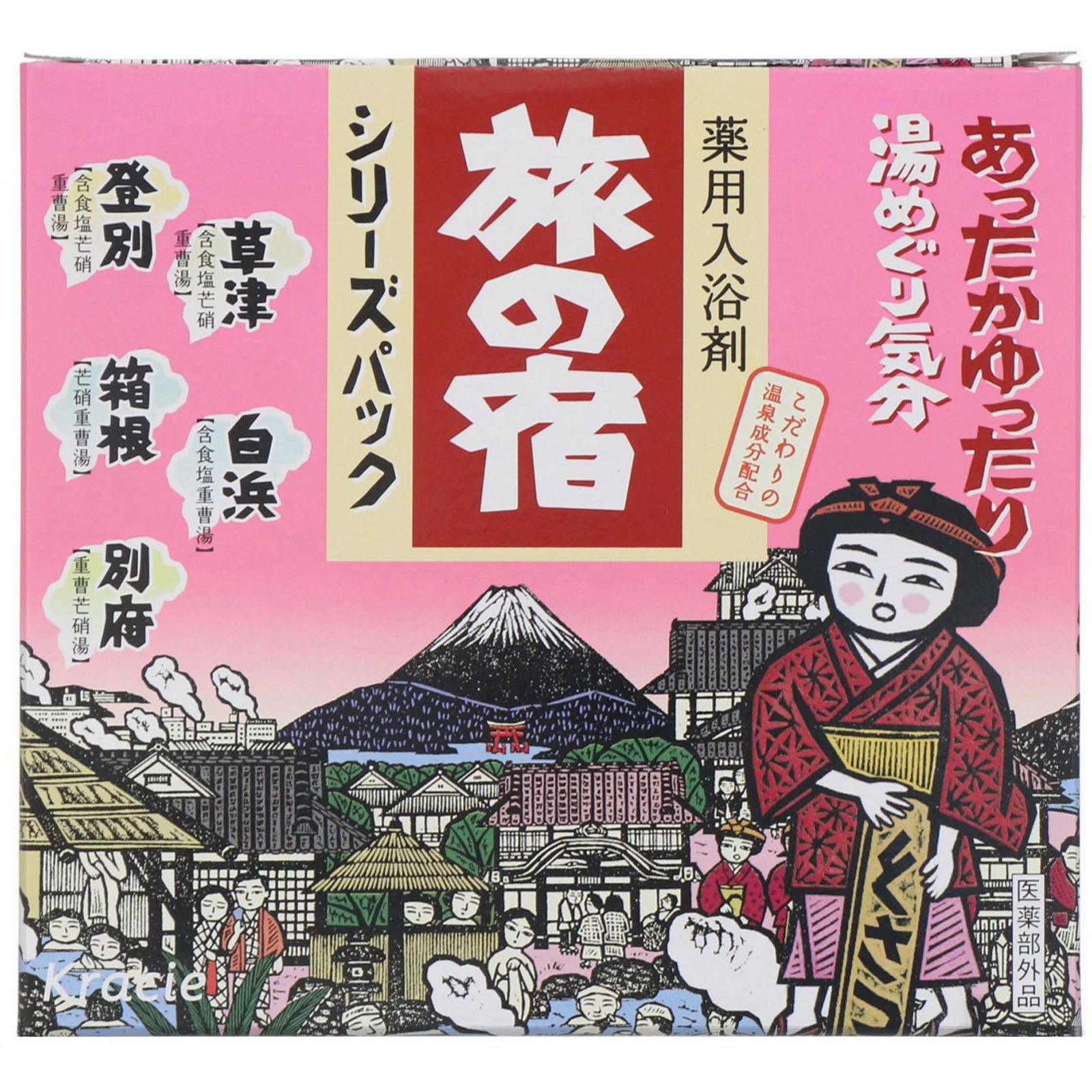 Kracie, Tabino Yado, Bath Salt, Clear Assorted Pack, 15 Packets