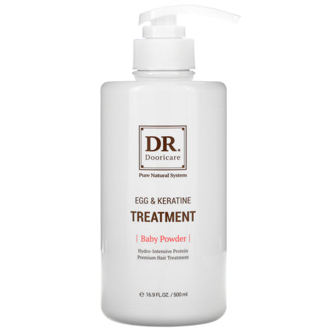 Doori Cosmetics, Daeng Gi Meo Ri, Dr. Egg & Keratin Treatment, Baby Powder, 16.9 fl oz (500 ml)