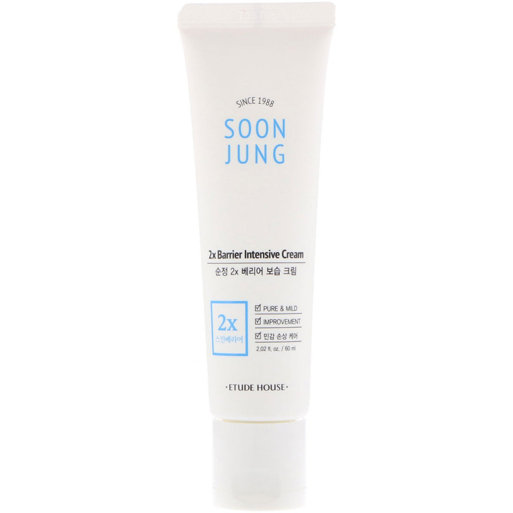 Etude House, Soon Jung, 2x Barrier Intensive Cream, 2.02 fl oz (60 ml)