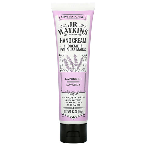 J R Watkins, Hand Cream, Lavender, 3.3 oz (95 g)
