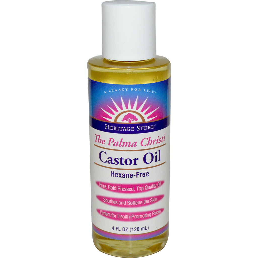 Heritage Store, The Palma Christi, Castor Oil, 4 fl oz (120 ml)