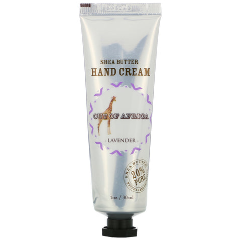 Out of Africa, Shea Butter Hand Cream, Lavender, 1 oz (30 ml)