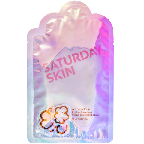 Saturday Skin, Cotton Cloud, Probiotic Power Mask, 1 Sheet, 0.84 fl oz (25 ml)