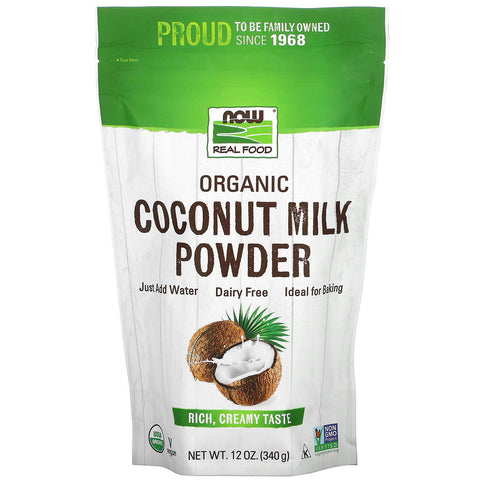Now Foods, Real Food, Organic Coconut Milk Powder, 12 oz (340 g)