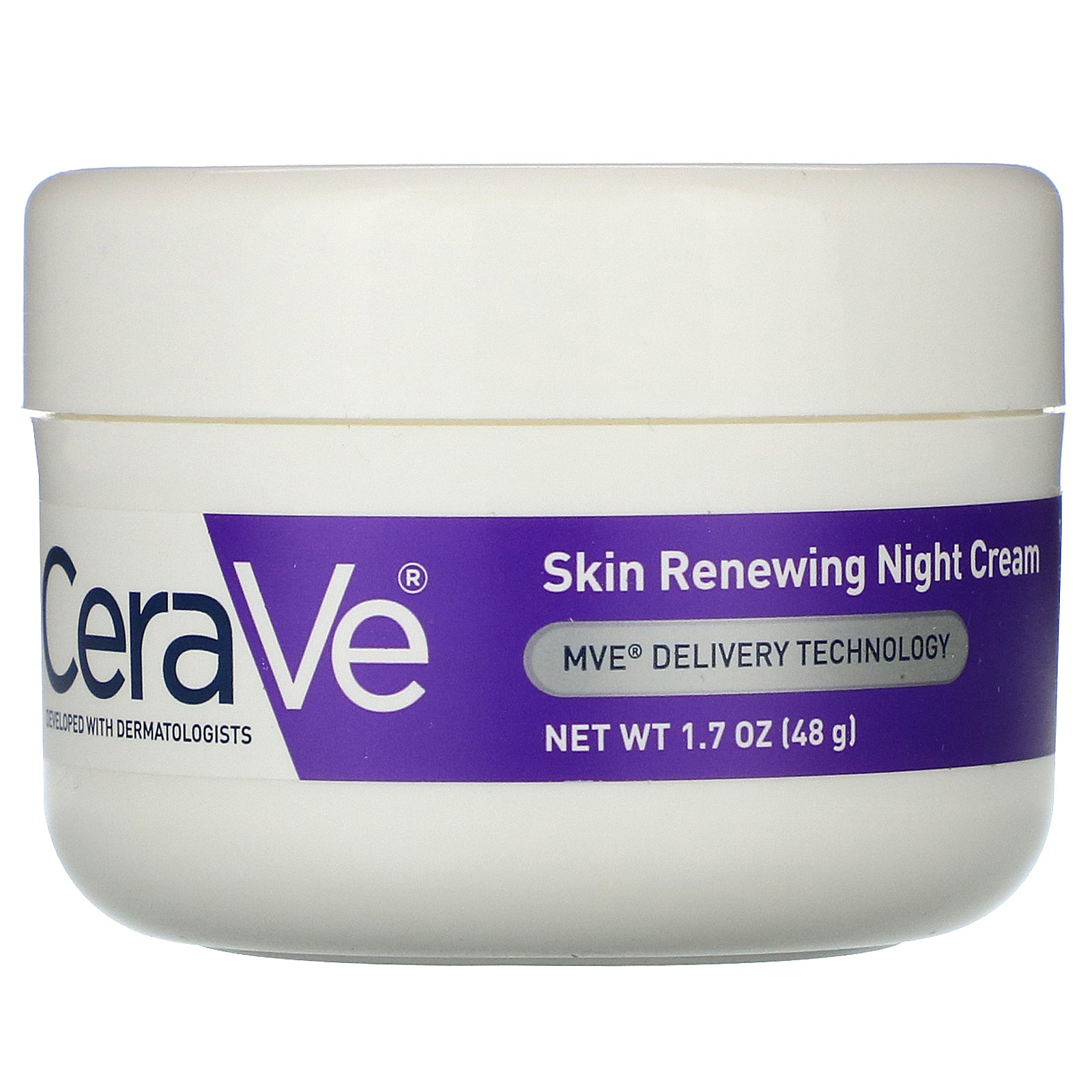 CeraVe, Skin Renewing Night Cream, 1.7 oz (48 g)