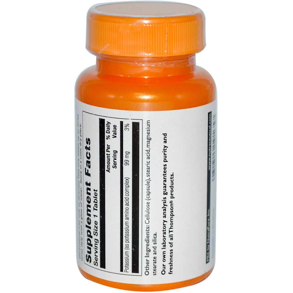 Thompson, Potassium, 99 mg, 90 Tablets