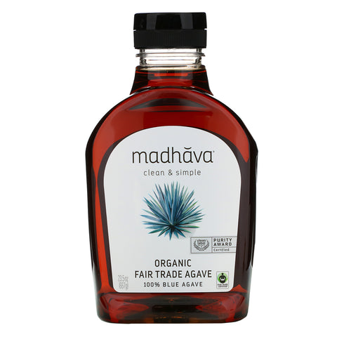 Madhava Natural Sweeteners, Organic Fair Trade Raw Blue Agave, 1.5 lbs (667 g)