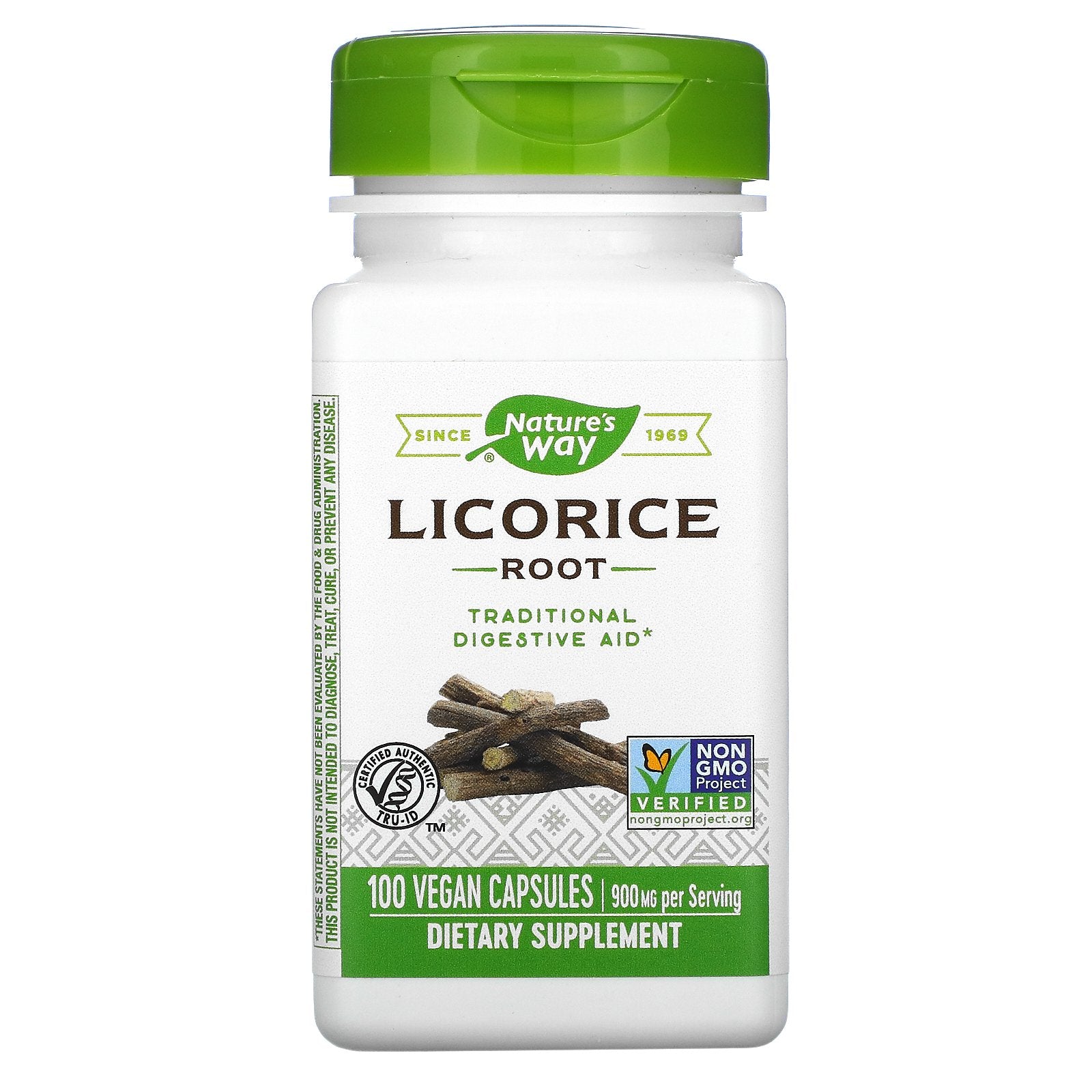 Nature's Way, Licorice Root, 900 mg, 100 Vegan Capsules