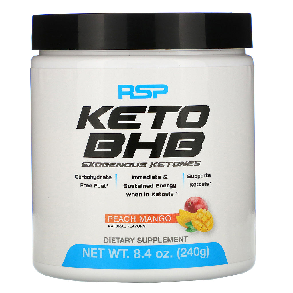 RSP Nutrition, Keto BHB, Peach Mango, 8.4 oz (240 g)
