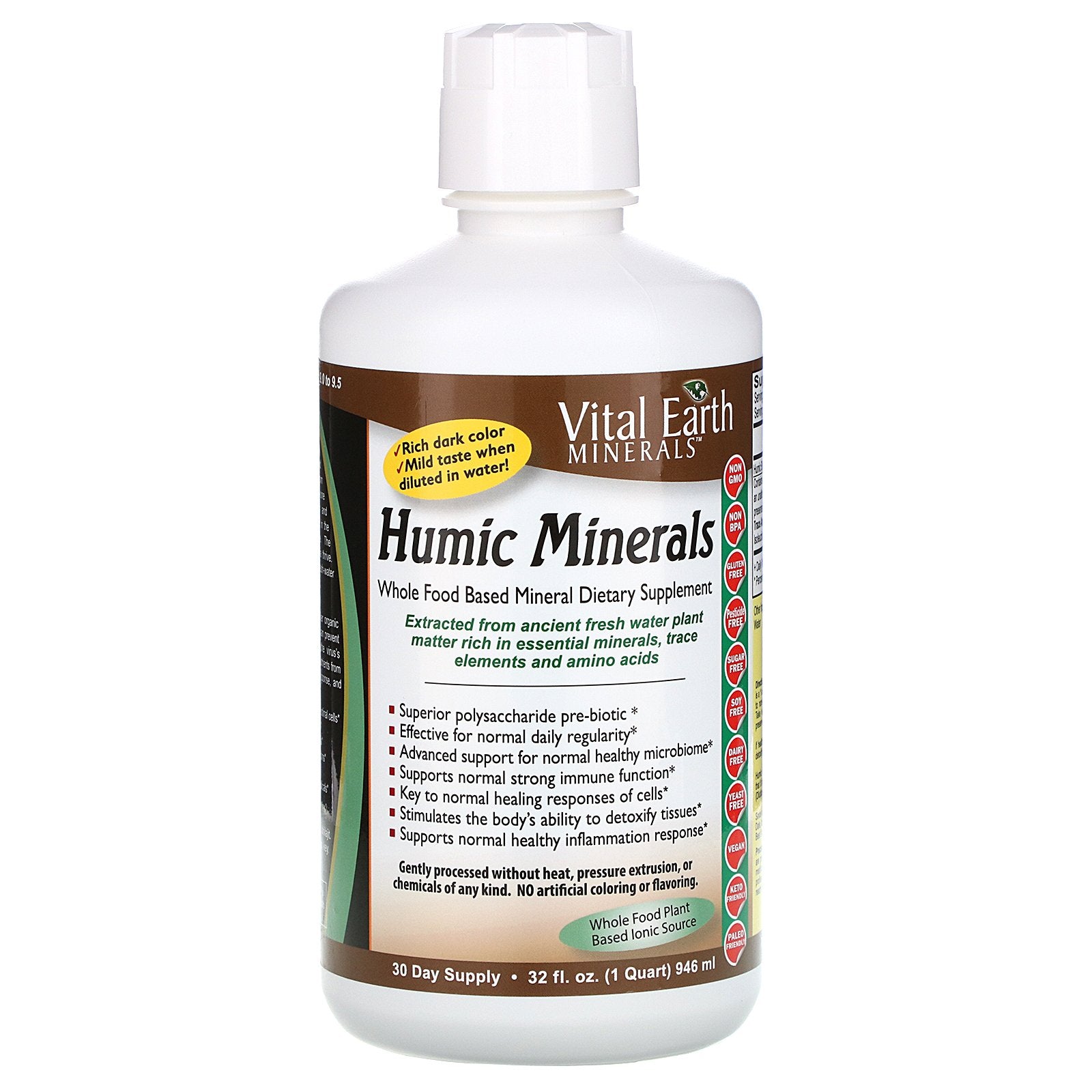 Vital Earth Minerals, Humic Minerals, 32 fl oz (946 ml)