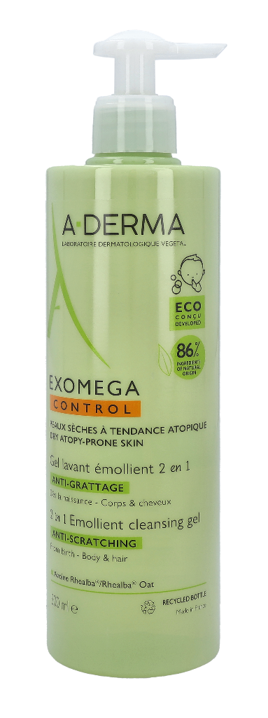 A-Derma Exomega Control Blødgørende rensegel 500 ml