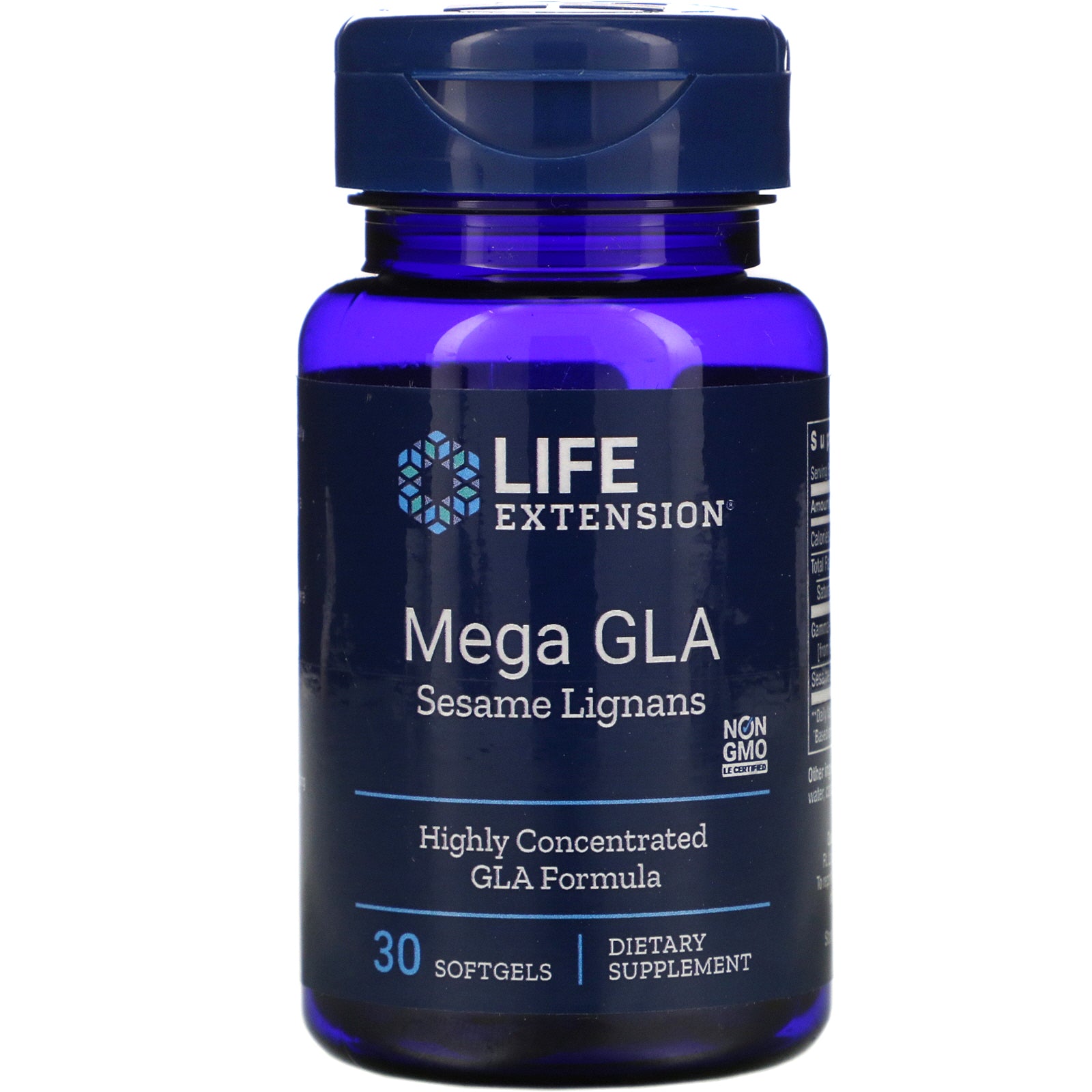 Life Extension, Mega GLA Sesame Lignans, 30 Softgels