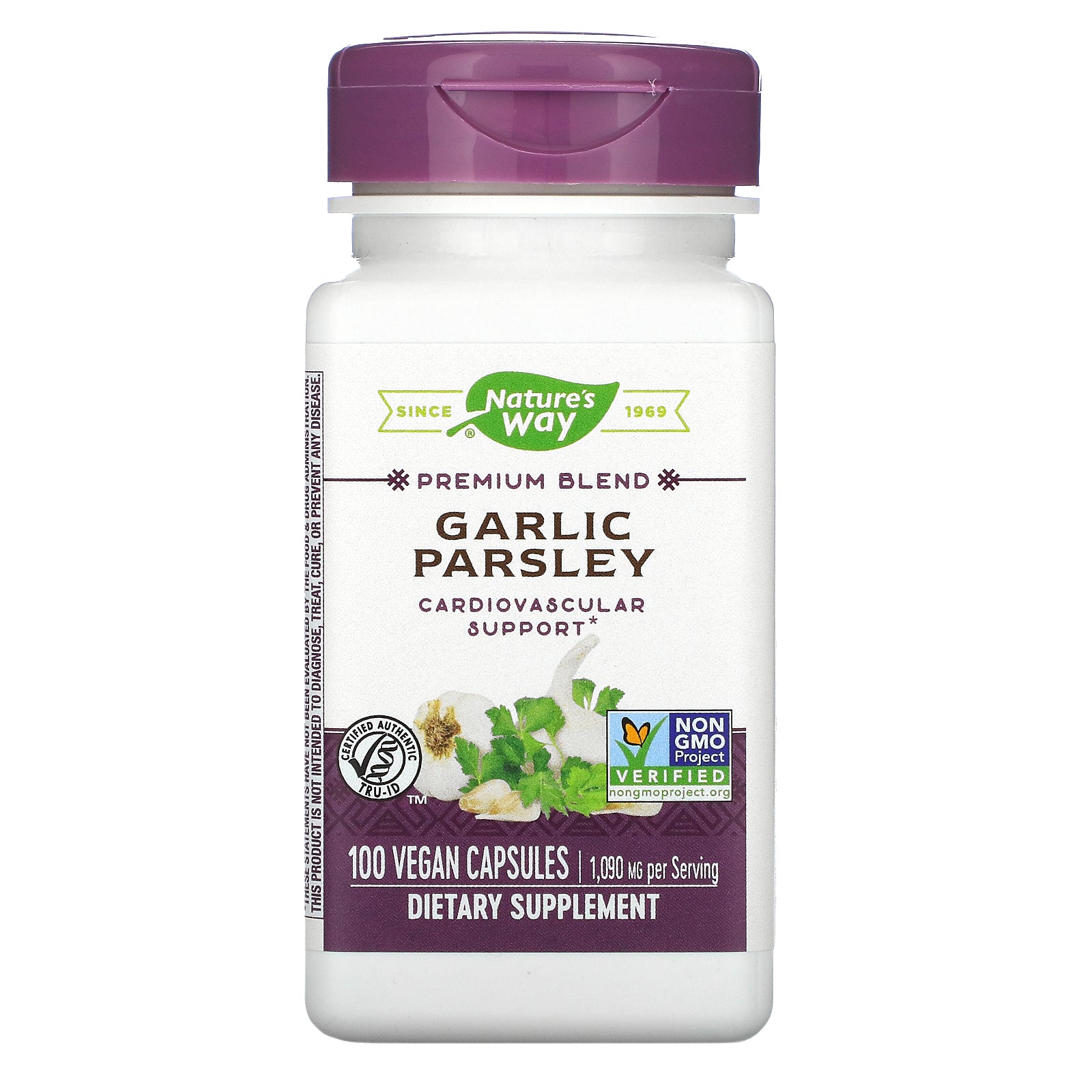 Nature's Way, Garlic Parsley, 1,090 mg, 100 Vegan Capsules