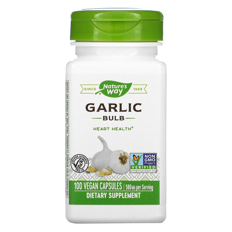 Nature's Way, Garlic Bulb, 580 mg, 100 Vegan Capsules