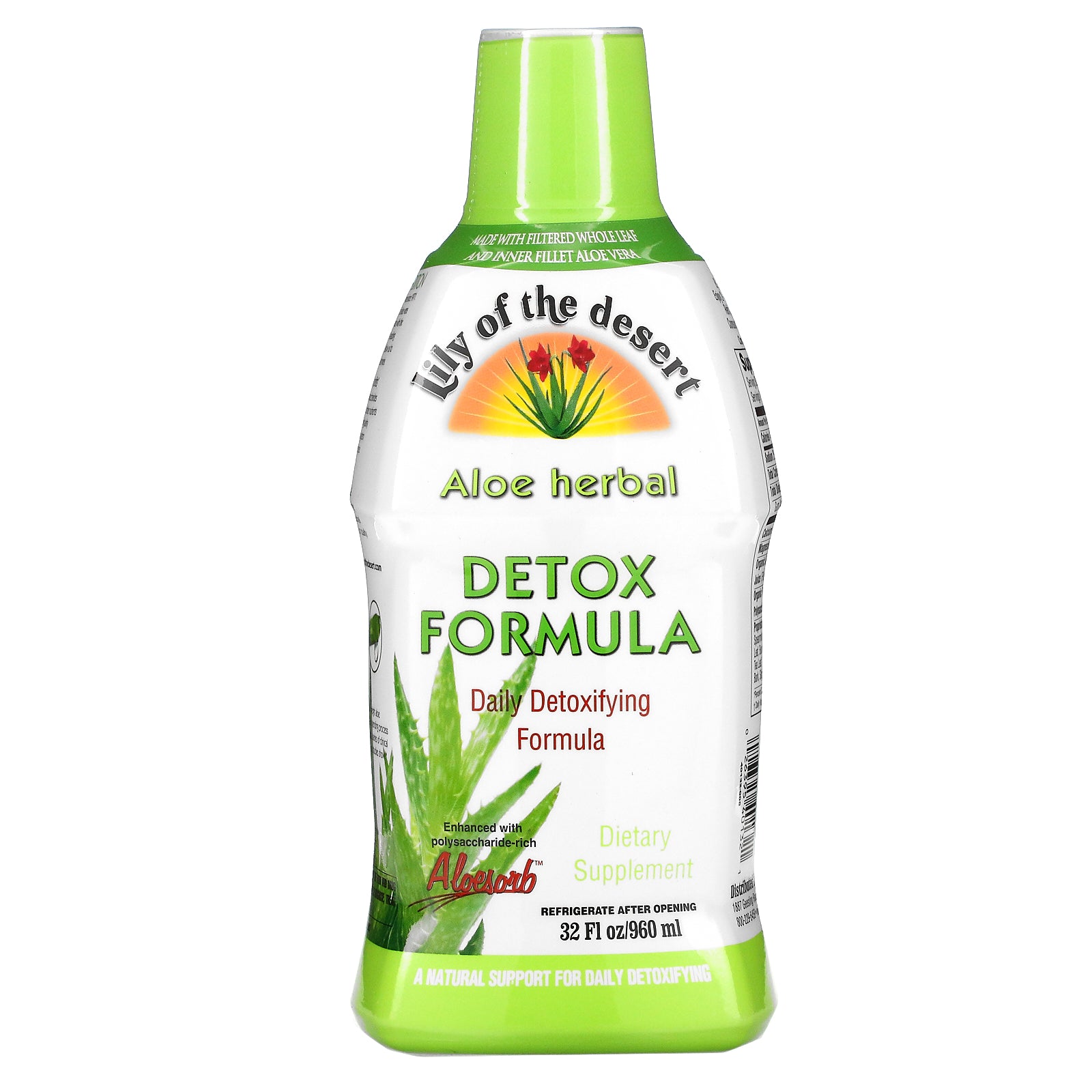 Lily of the Desert, Aloe Herbal, Detox Formula, 32 fl oz (960 ml)