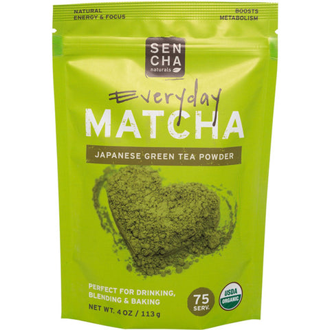 Sencha Naturals, Matcha, Green Tea Powder, Japanese Everyday Grade, 4 oz (113 g)