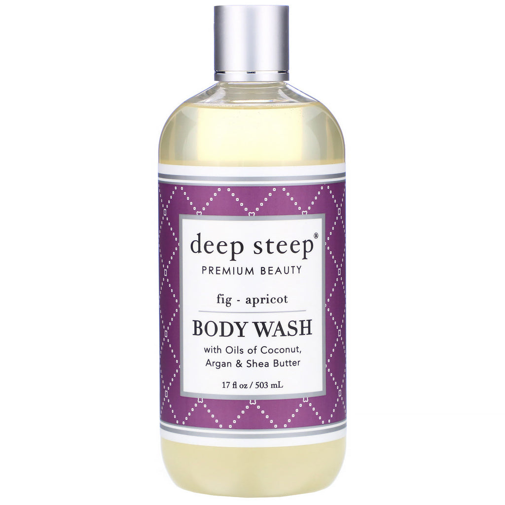 Deep Steep, Body Wash, Fig - Apricot, 17 fl oz (503 ml)