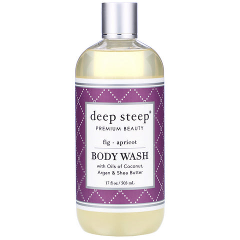 Deep Steep, Body Wash, Fig - Apricot, 17 fl oz (503 ml)