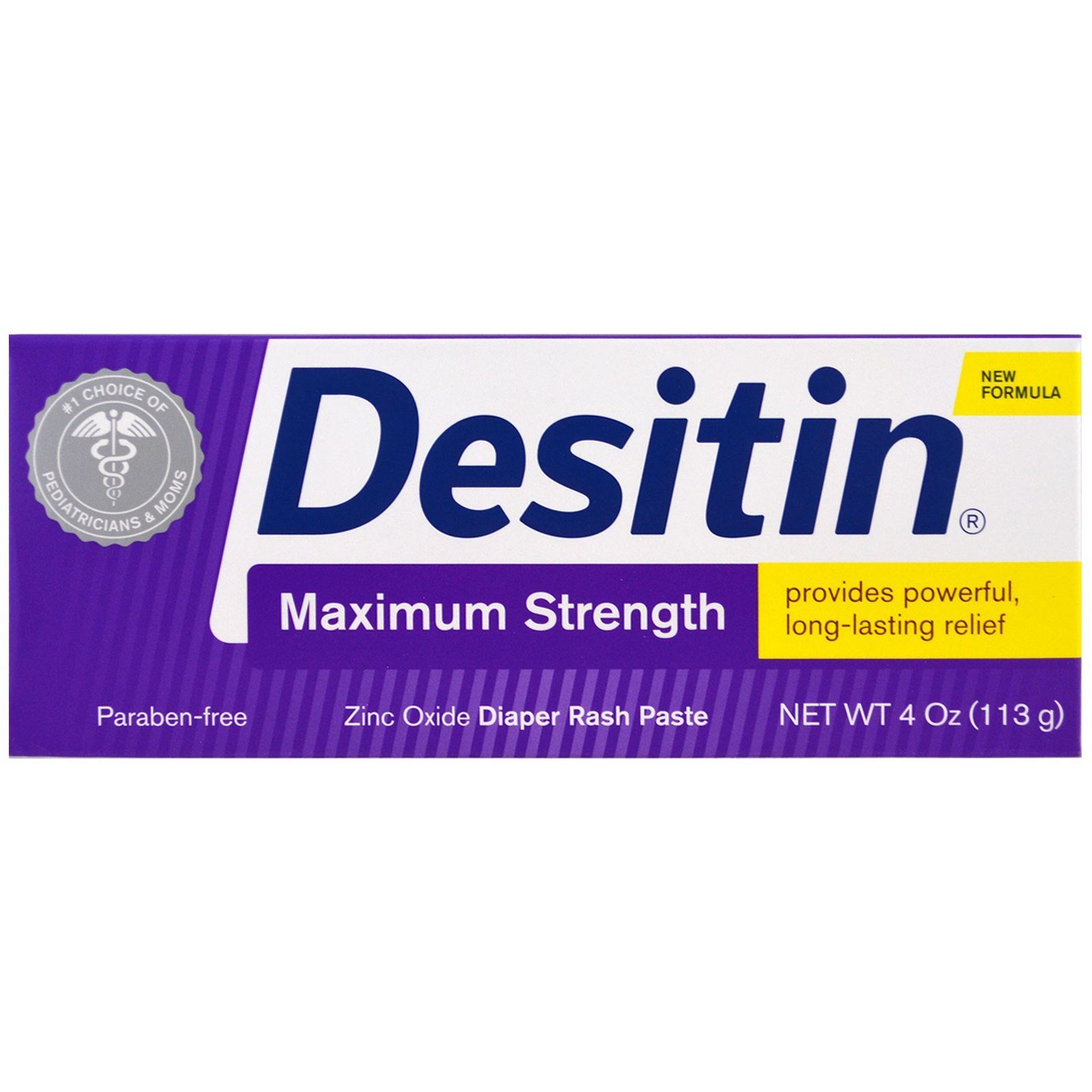 Desitin, Diaper Rash Paste,  Maximum Strength, 4 oz (113 g)