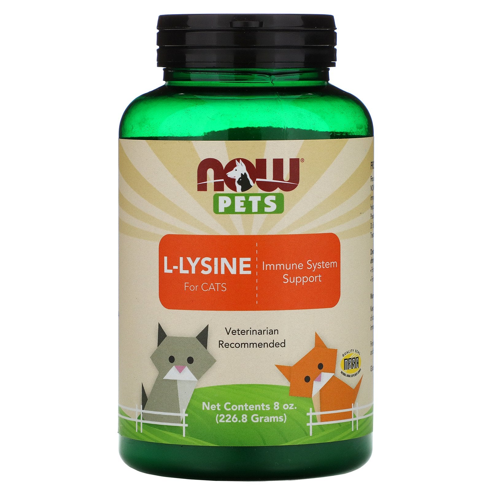Now Foods, Now Pets, L-Lysine for Cats, 8 oz (226.8 g)