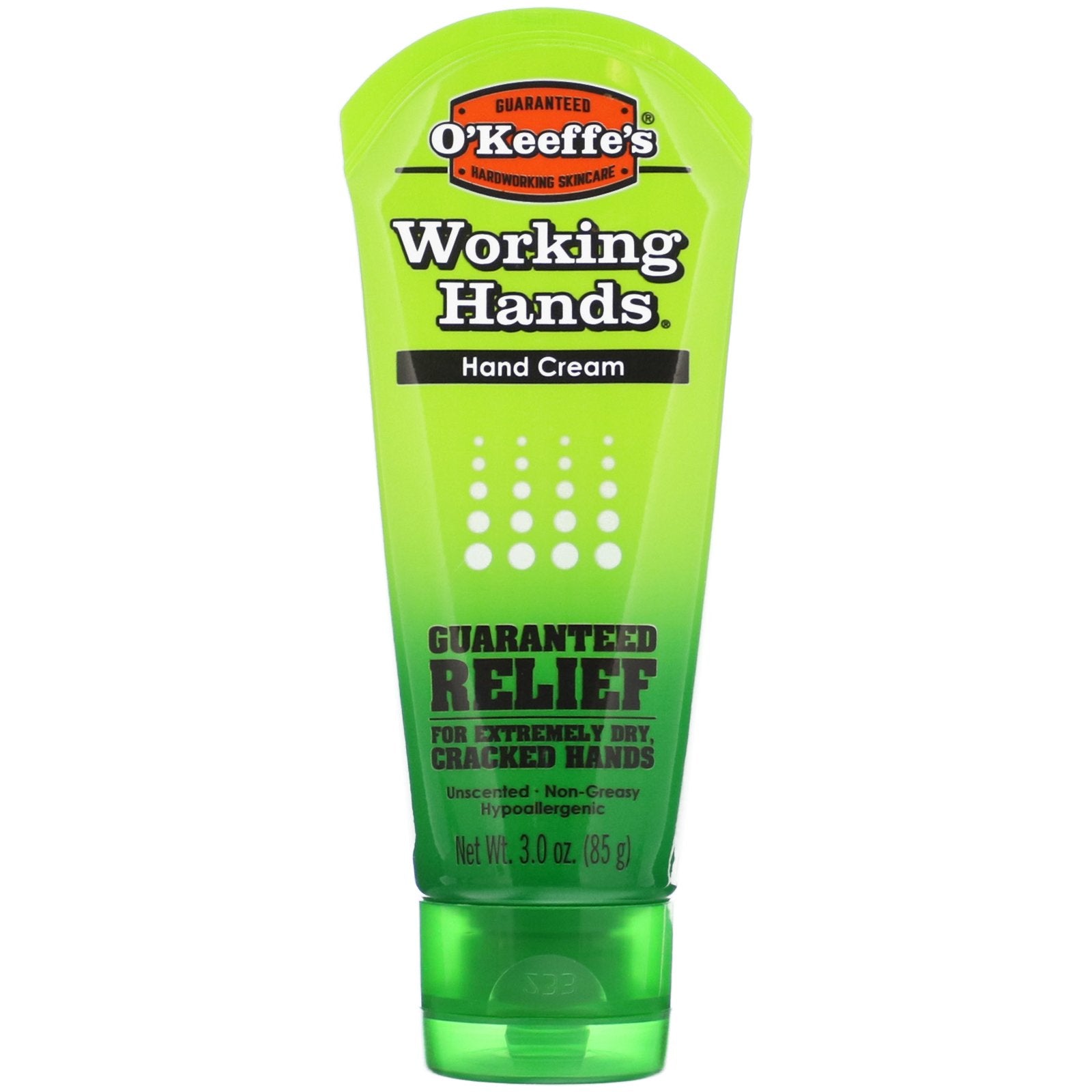 O'Keeffe's, Working Hands, Hand Cream, Unscented, 3 oz (85 g)