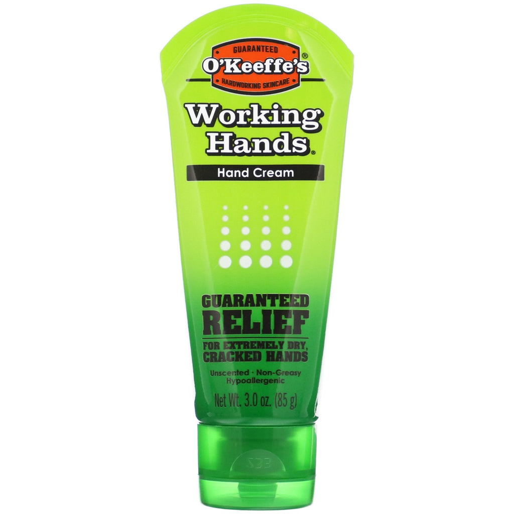 O'Keeffe's, Working Hands, Hand Cream, Unscented, 3 oz (85 g)