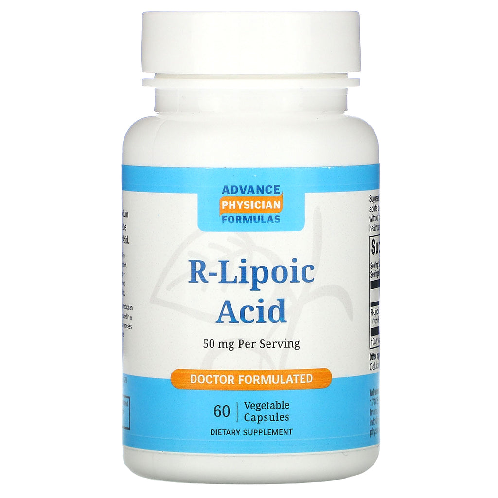 Advance Physician Formulas, R-Lipoic Acid, 50 mg, 60 Vegetable Capsules