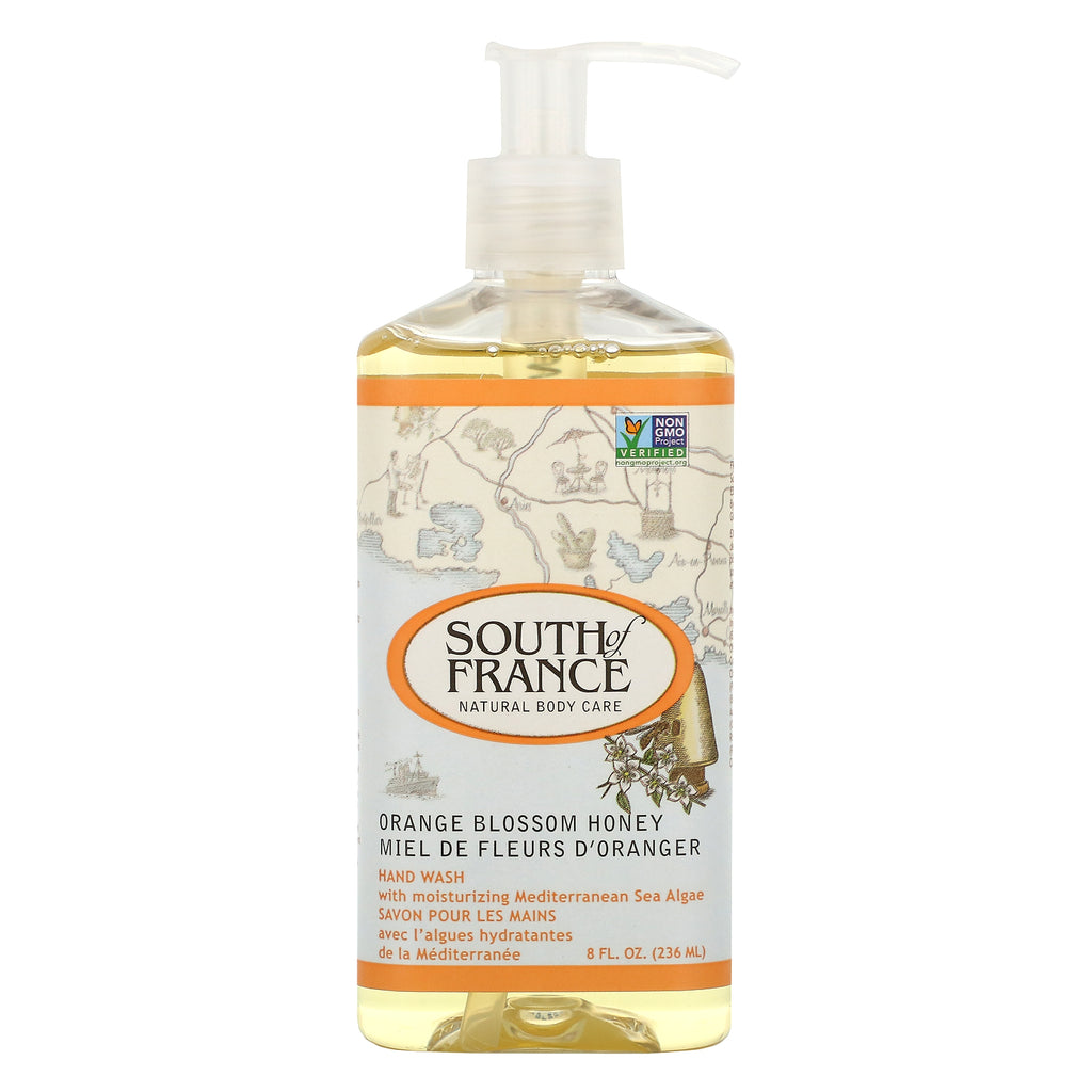 South of France, Hand Wash, Orange Blossom Honey, 8 fl oz (236 ml)