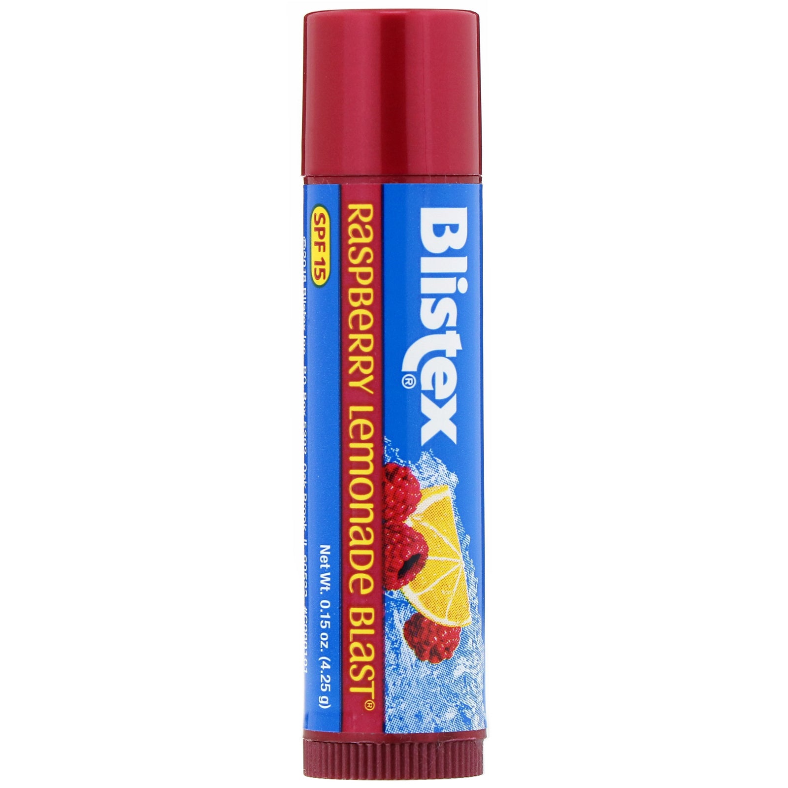 Blistex, Lip Protectant/Sunscreen, SPF 15, Raspberry Lemonade Blast, .15 oz (4.25 g)
