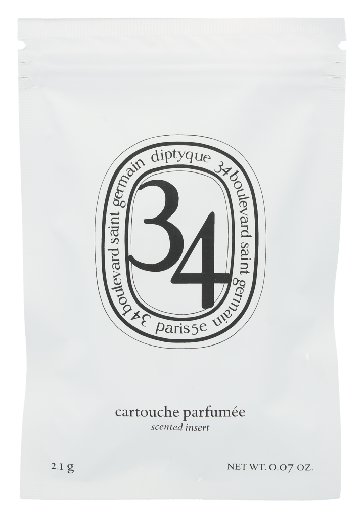 Diptyque Car Diffuser 34 Boulevard Scented - Refill 2,1 gr