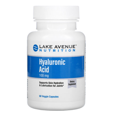 Lake Avenue Nutrition, Hyaluronic Acid, 100 mg, 60 Veggie Capsules