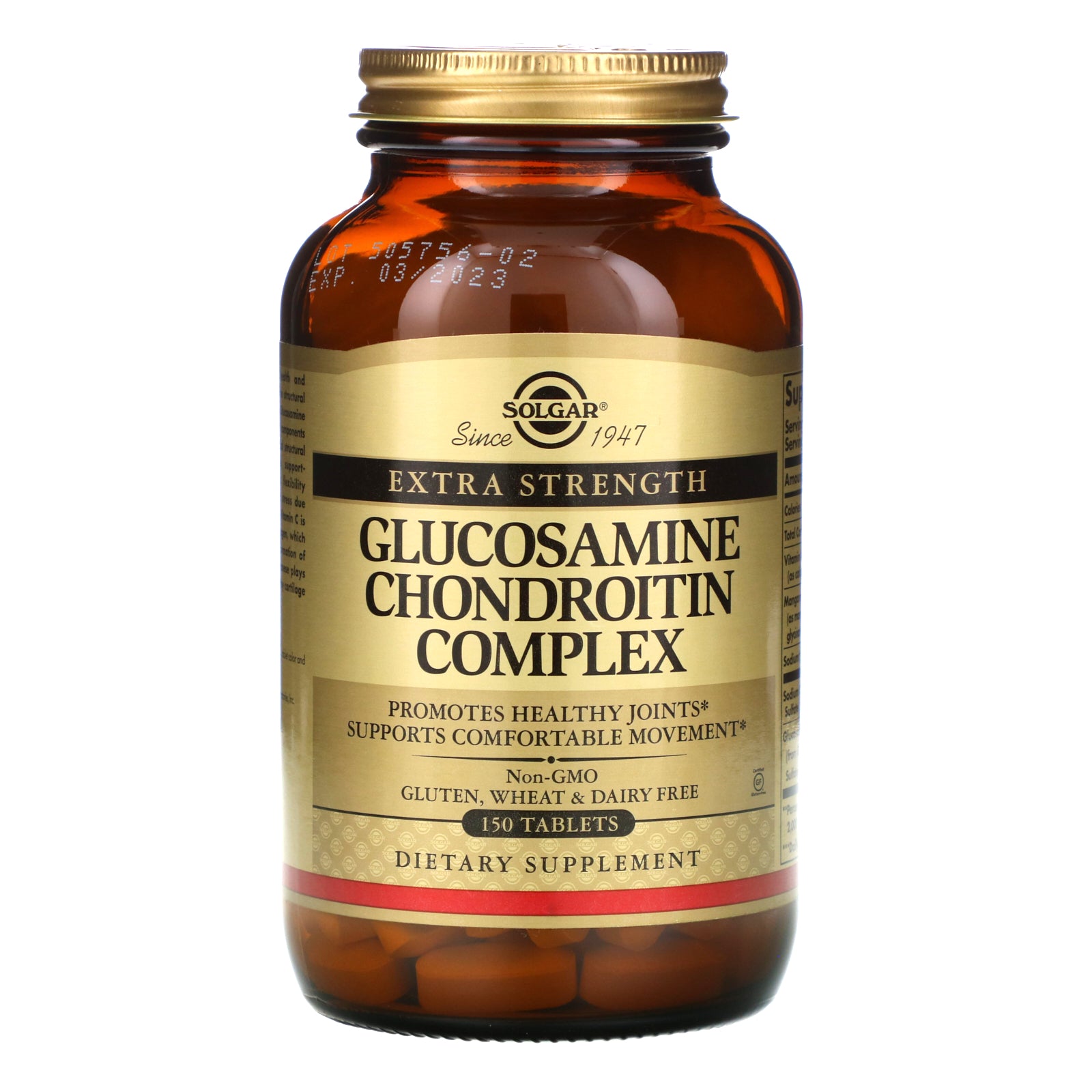 Solgar, Glucosamine Chondroitin Complex, Extra Strength, 150 Tablets