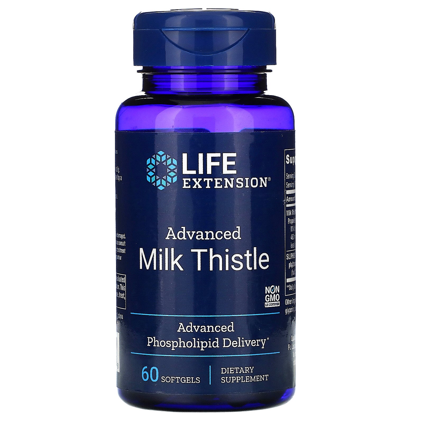 Life Extension, Advanced Milk Thistle, 60 Softgels