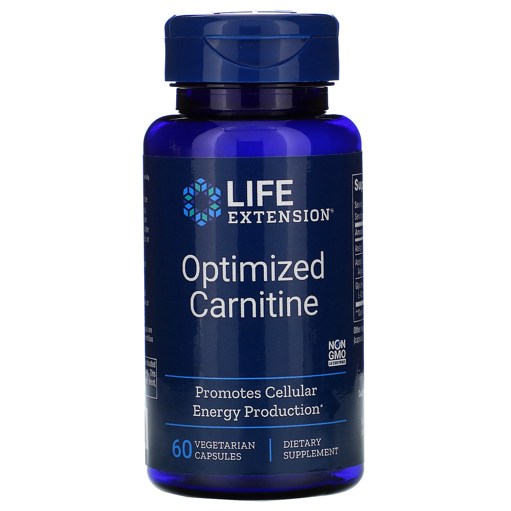 Life Extension, Optimized Carnitine, 60 Vegetarian Capsules