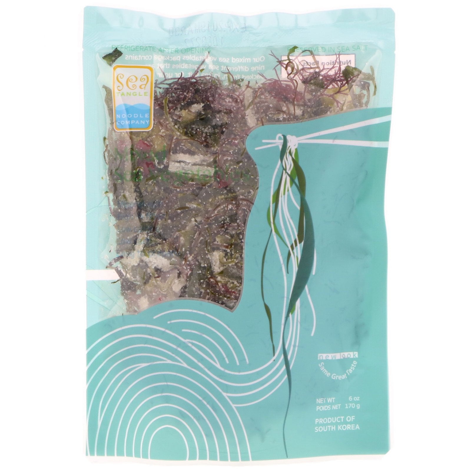 Sea Tangle Noodle Company, Mixed Sea Vegetables, 6 oz (170 g)