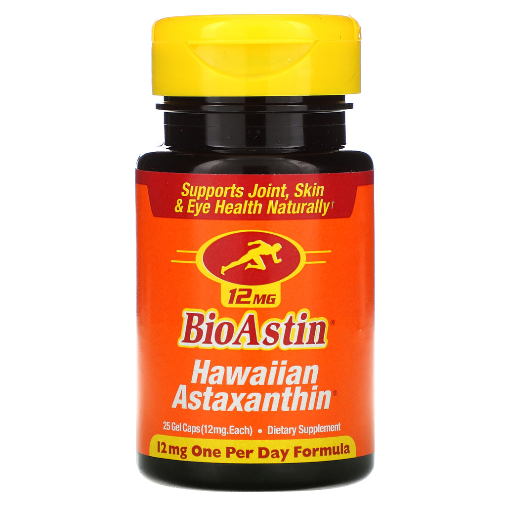 Nutrex Hawaii, BioAstin, Hawaiian Astaxanthin, 12 mg, 25 Gel Caps