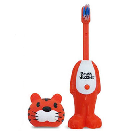 Brush Buddies, Poppin', Toothy Toby Tiger, Soft, 1 Toothbrush