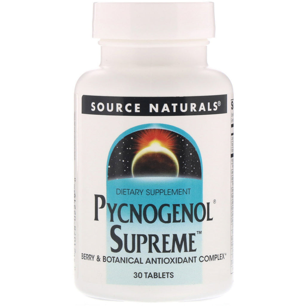 Source Naturals, Pycnogenol Supreme, 30 Tablets