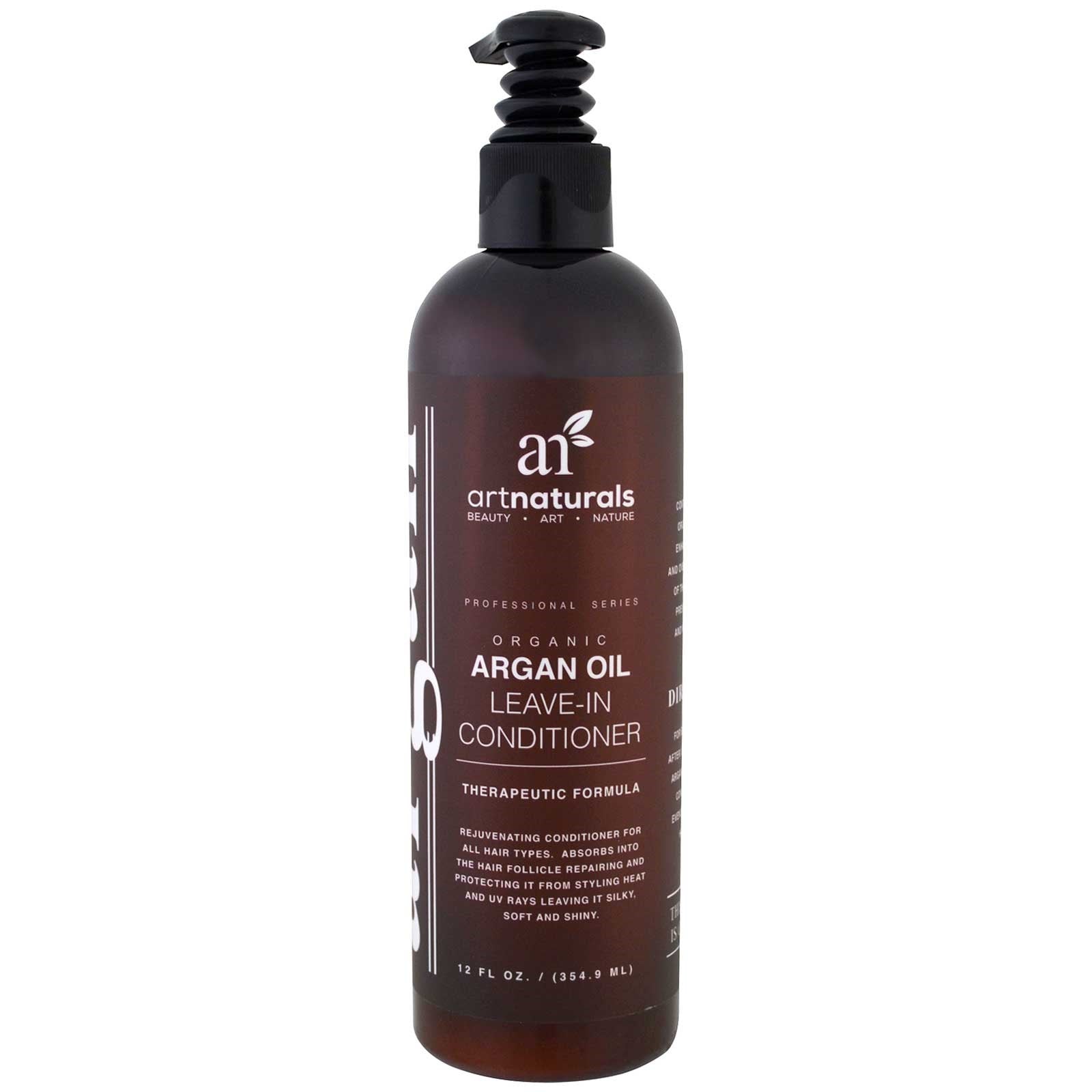 Artnaturals, Organic Argan Oil Leave-In Conditioner, Therapeutic Formula , 12 fl oz (354.9 ml)
