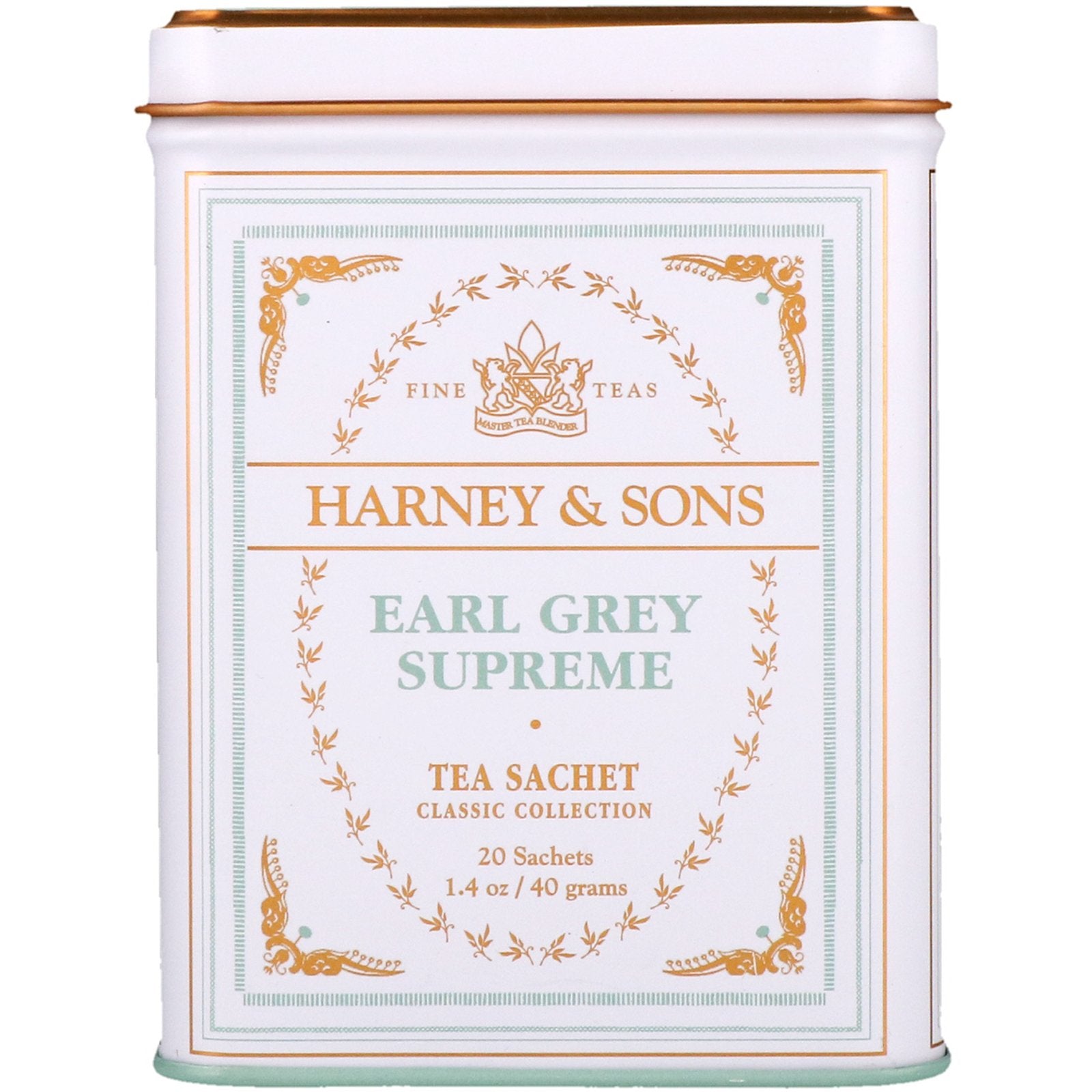 Harney & Sons, Fine Teas, Earl Grey Supreme, 20 Sachets, 1.4 oz (40 g)