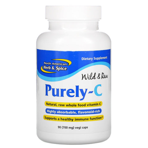 North American Herb & Spice, Purely-C, 700 mg, 90 Vegicaps