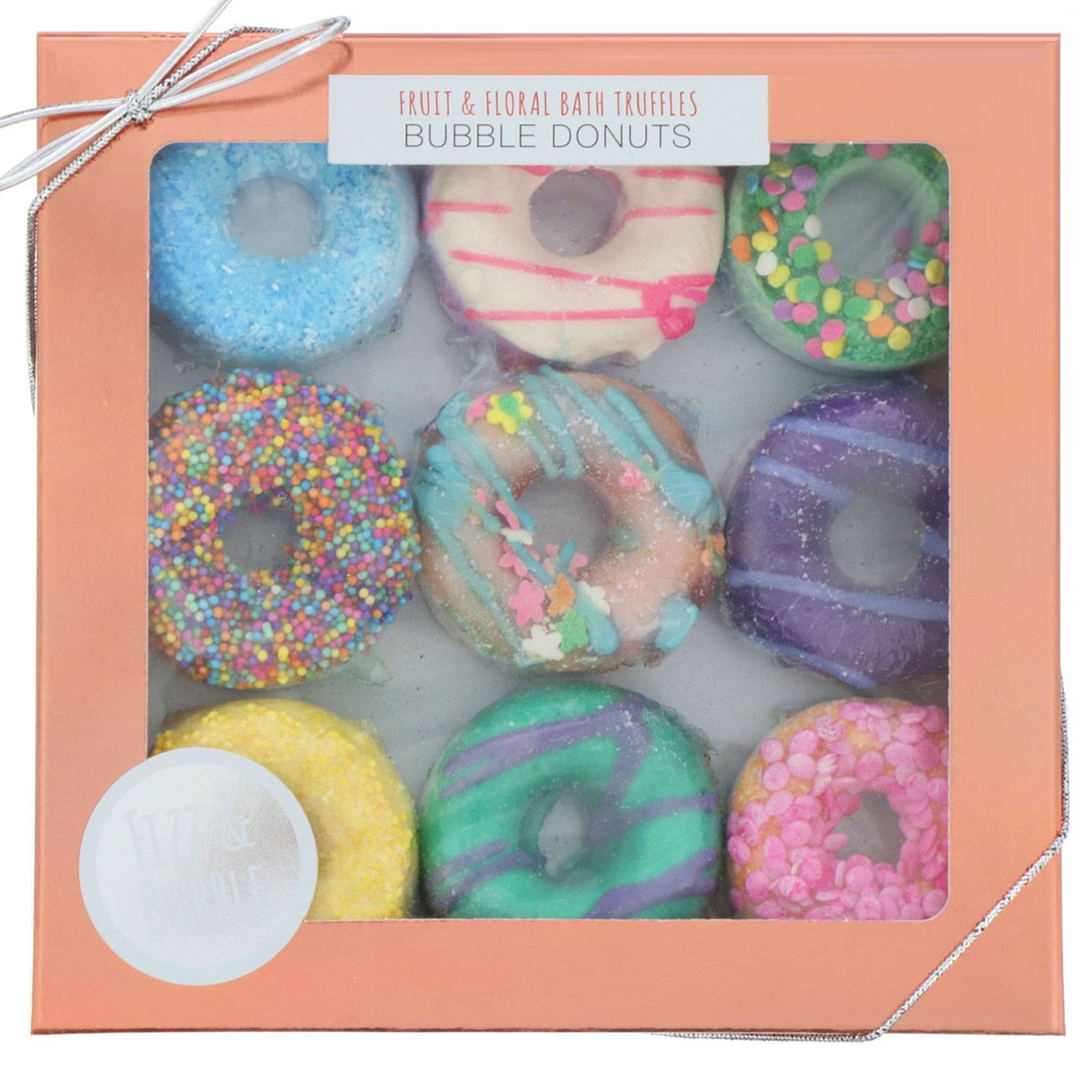 Fizz & Bubble, Fruit & Floral Bath Truffles, Bubble Donuts, 9.25 oz (262 g)
